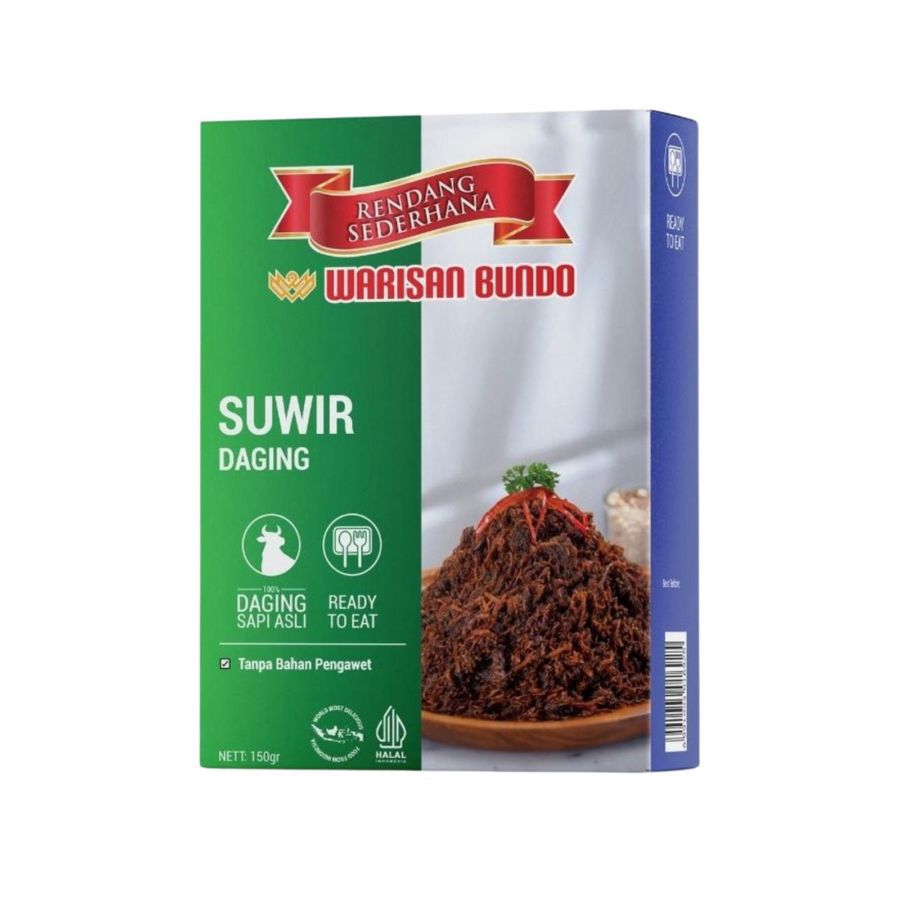 Warisan Bundo Rendang Sapi Suwir 150gram