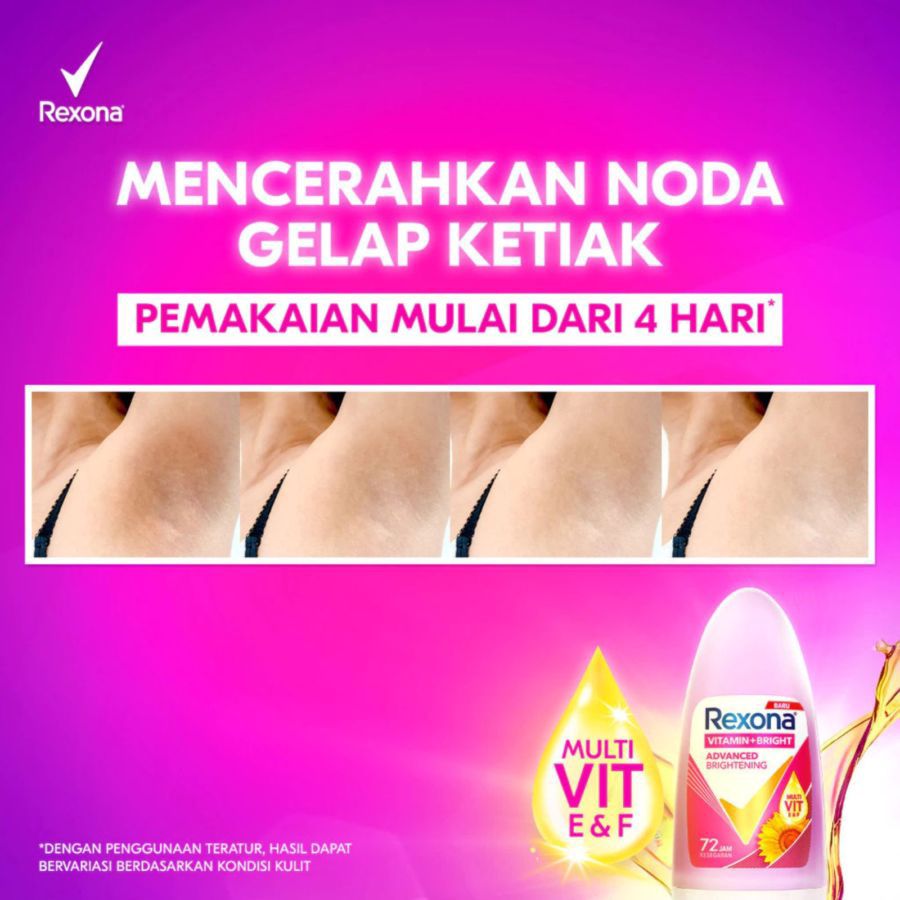 Rexona Women Advanced Brightening Twinpack Deodorant Roll On 45ml
