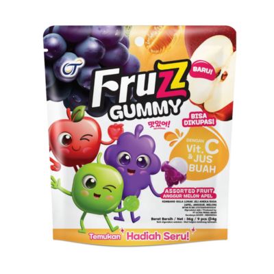 Fruzz Gummy Assorted Pouch 36g