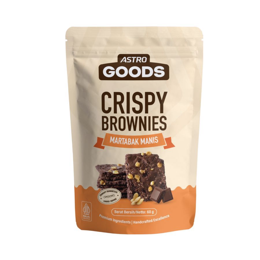 Crispy Brownies Martabak Manis Astro Goods 60gram
