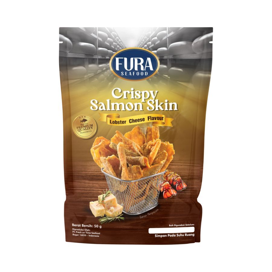 Fura Crispy Skin Salmon Lobster Cheese 50gram 1pcs