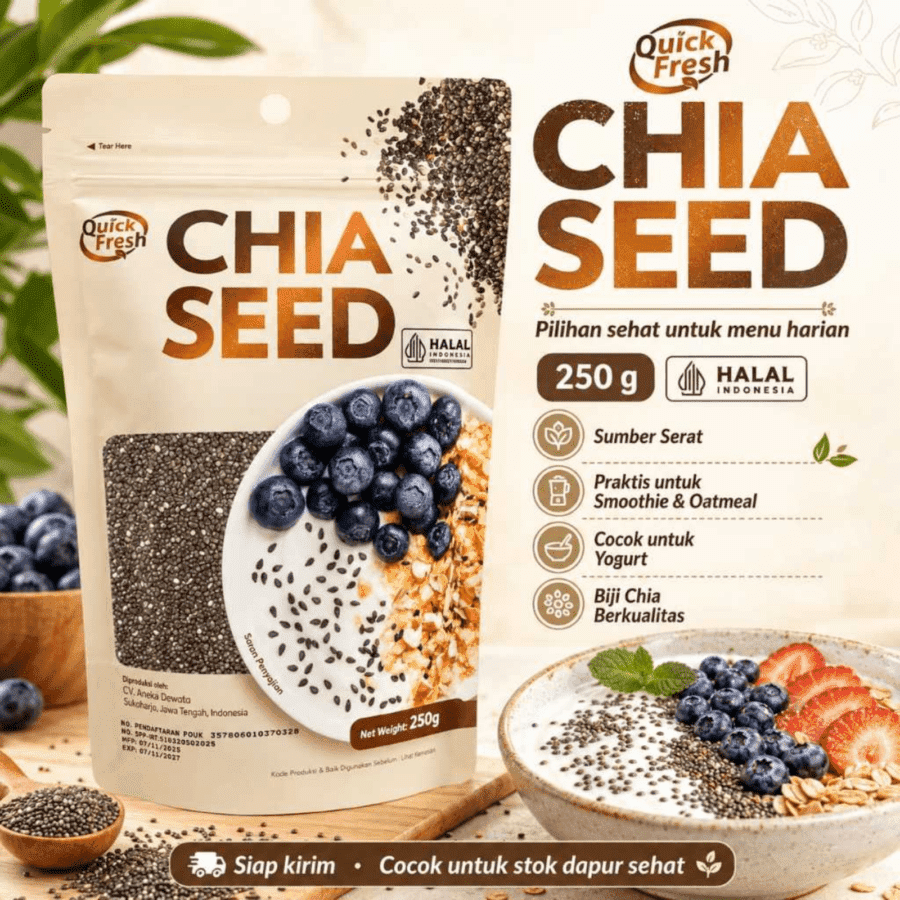Quick Fresh Chia Seed 250gram
