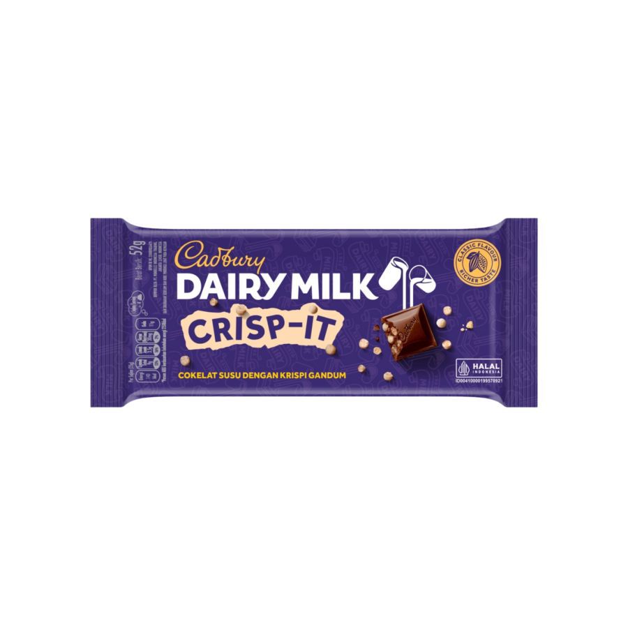 Cadbury Dairy Milk Crisp-it 52gram 1pcs
