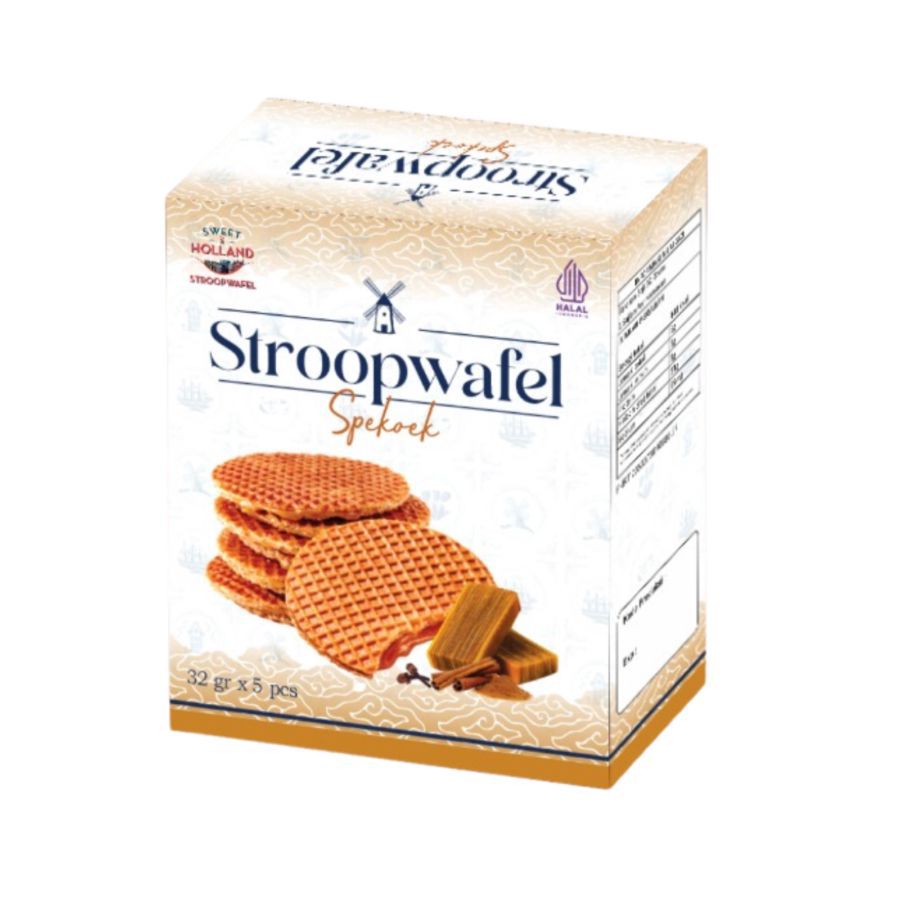 Sweet Holland Stroopwafel Spekoek 160 gr 1pcs