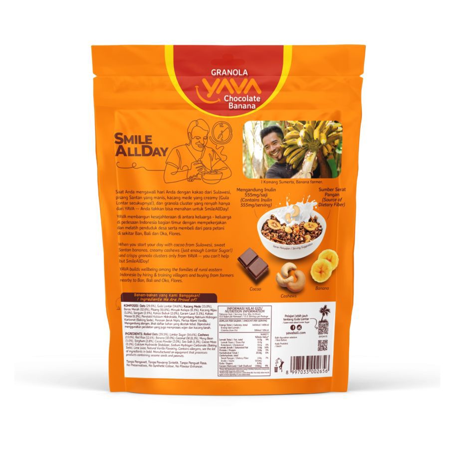 Granola Chocolate Banana 400gram