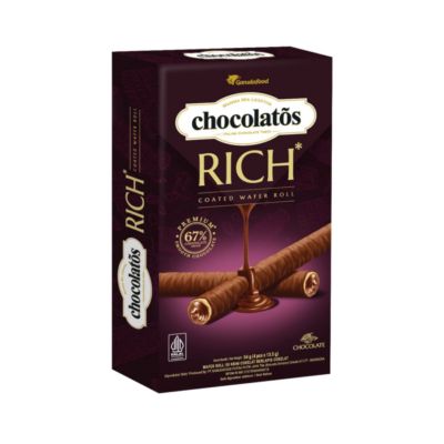 Chocolatos Rich Wafer Stick Coated Wafer Roll