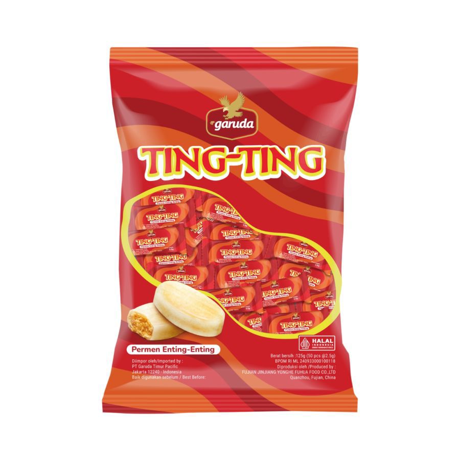 Garuda Ting Ting Candy 125gram 50pcs