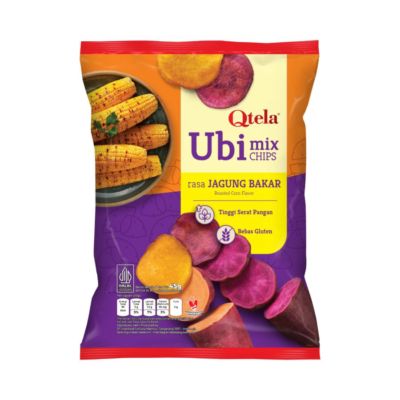 Qtela Keripik Ubi Mix Rasa Jagung Bakar