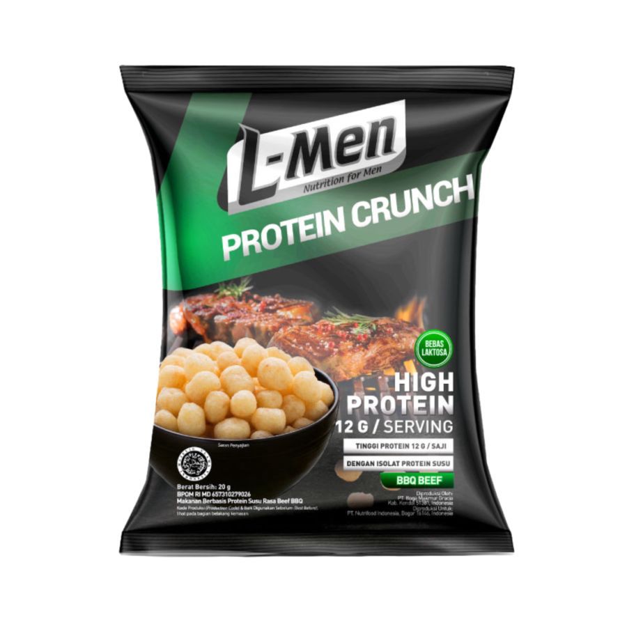 L-Men Protein Crunch BBQ Beef 20gram