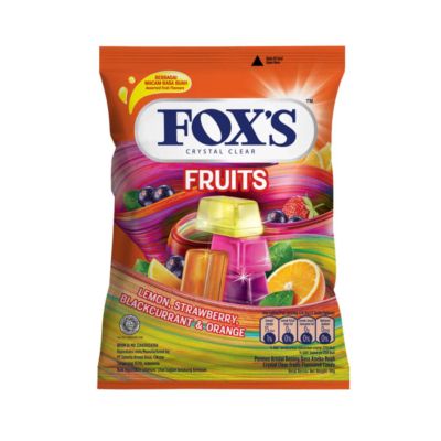 Fox's Crystal Clear Fruits Permen 20 pcs