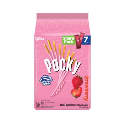 Pocky Strawberry Flavour Share Pack