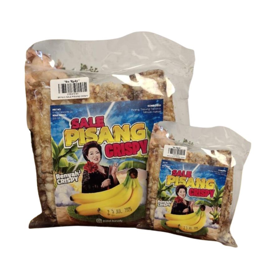 Bu Rudy Sale Pisang Crispy 230gr 230gram