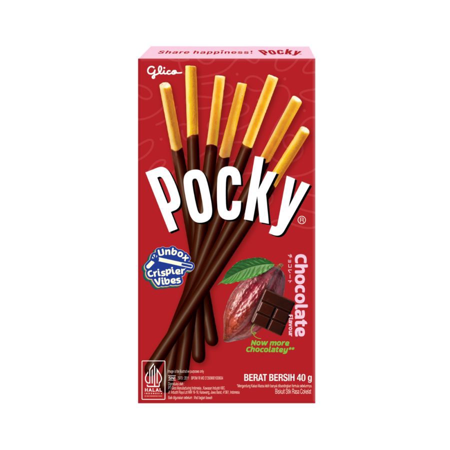 Pocky Milk Chocolate Flavour 39gram 39gram