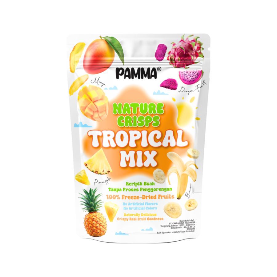 Pamma Nature Crisps Tropical Mix 45gram