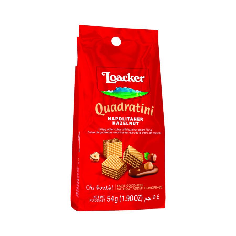Loacker Quadratini Napolitaner Hazelnut 54gram