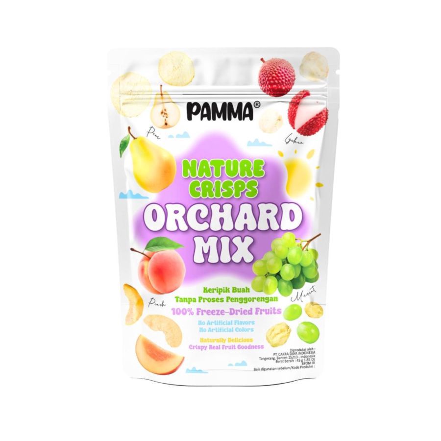 Pamma Nature Crisps Orchard Mix 45gram