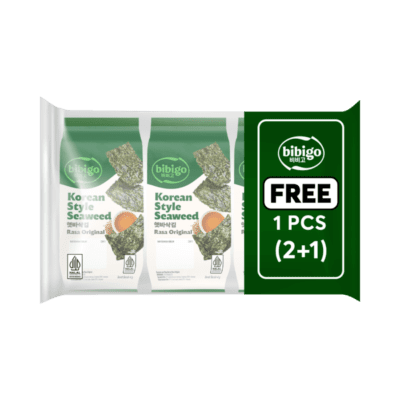 Bibigo Korean Style Seaweed Original 4gram (2+1)