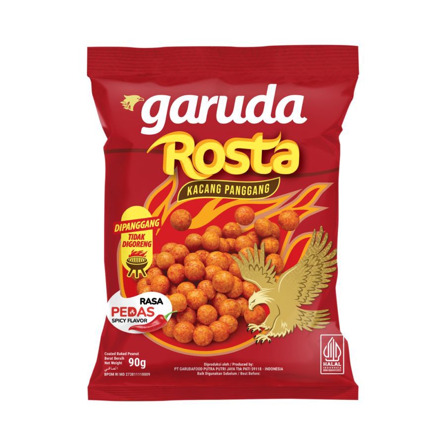 Garuda Rosta Kacang Panggang Pedas 90gram 95gram