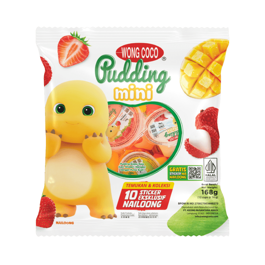 Wong Coco Mini Pudding 14gr X 12