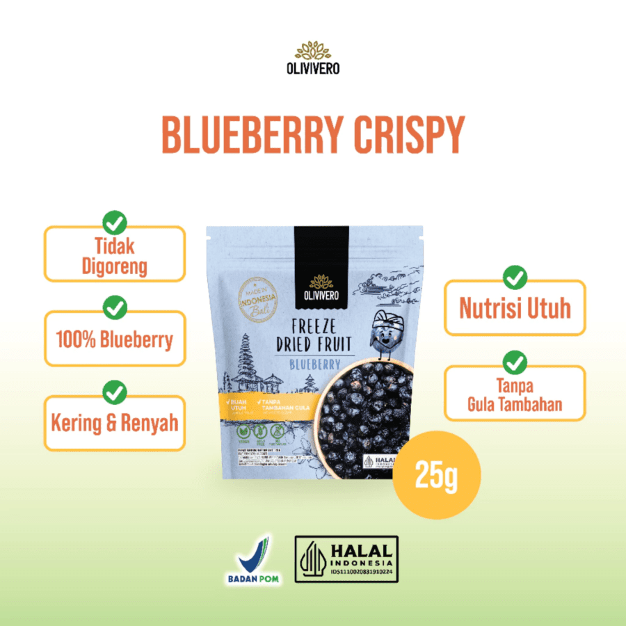Olivivero Freeze Dried Blueberry