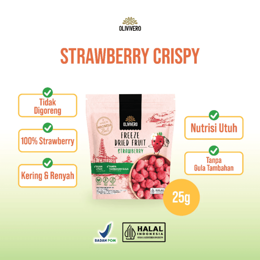 Olivivero Freeze Dried Strawberry