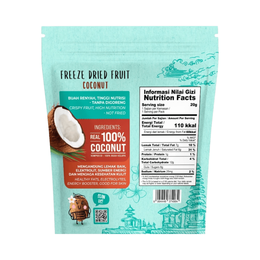 Olivivero Freeze Dried Coconut 25gram