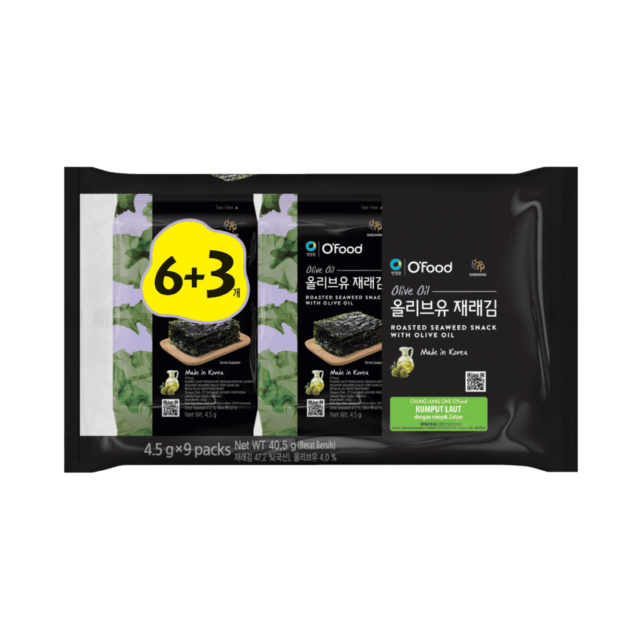 Chung Jung One Rumput Laut dengan Minyak Zaitun 6+3 40gram