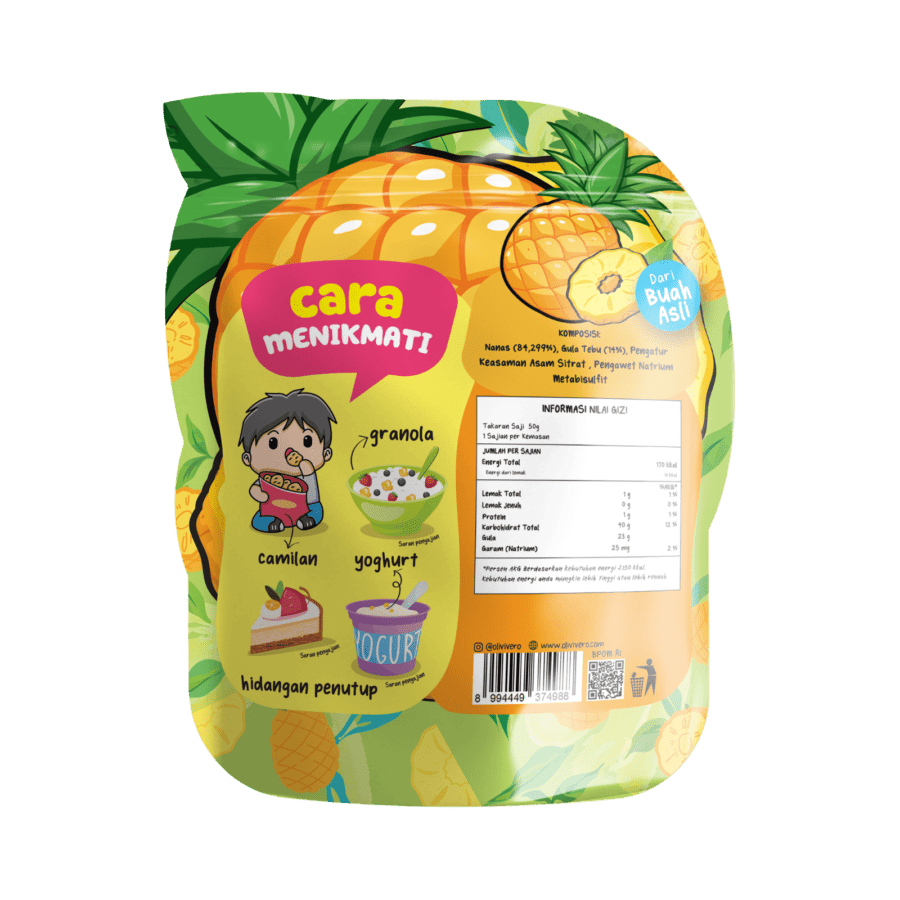 Olivivero Soft Dried Pineapple