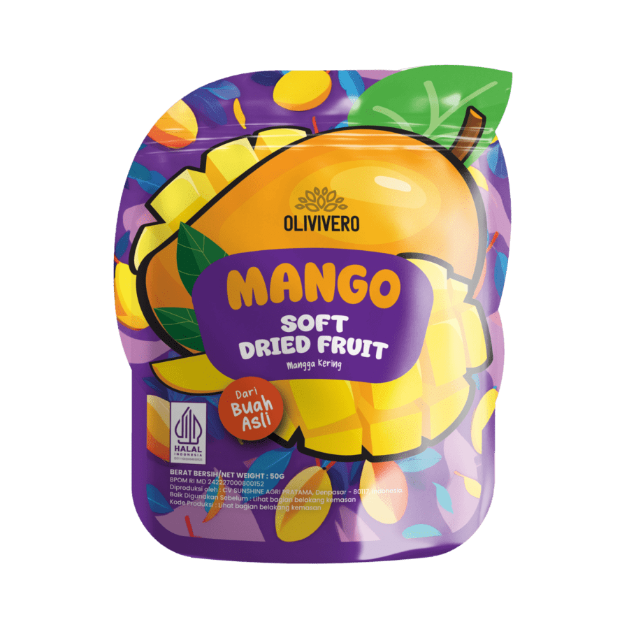 Olivivero Soft Dried Mango 50gram