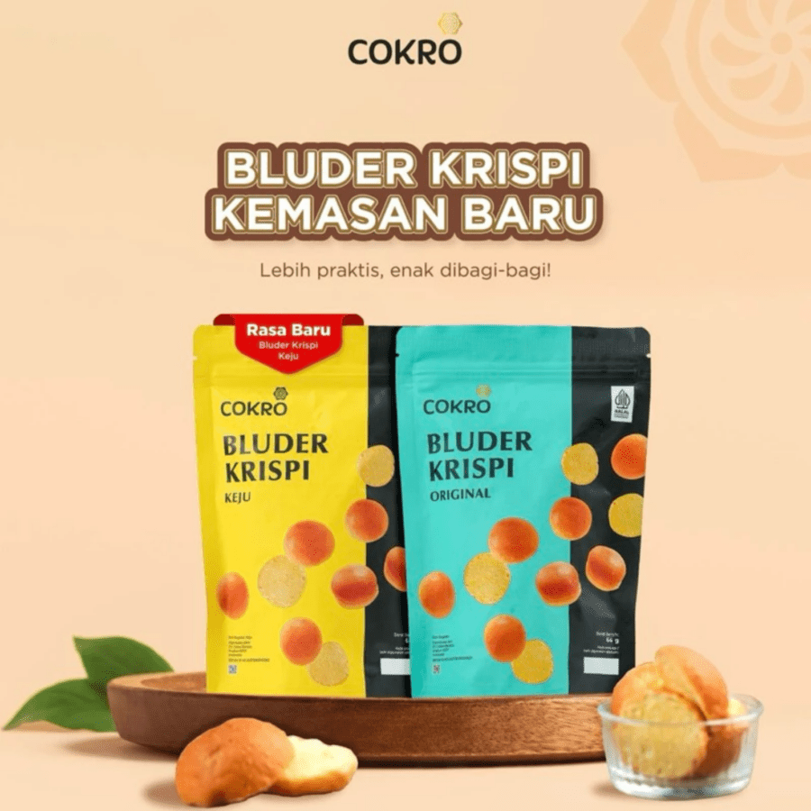 Bluder Cokro Bluder Krispi Original 64gram 1pcs
