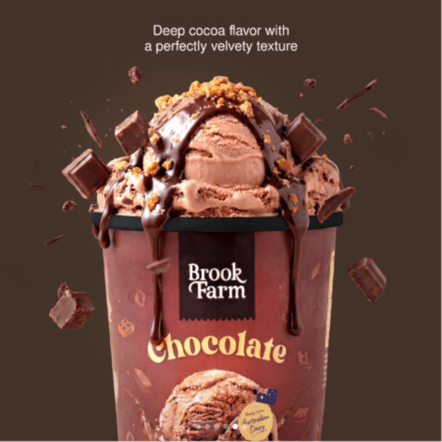 Brookfarm Chocolate Ice Cream 473ml
