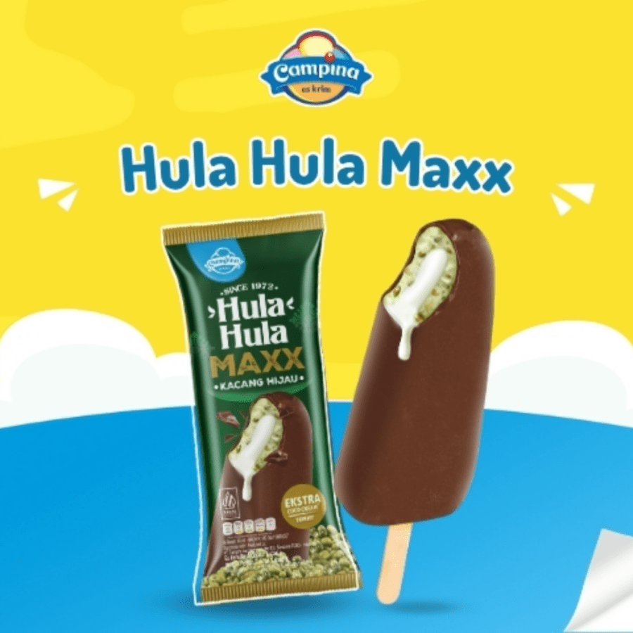 Campina Hula Hula Maxx Kacang Hijau 1pcs