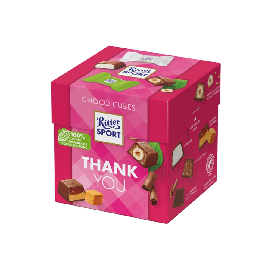Ritter Sport Cube Thankyou