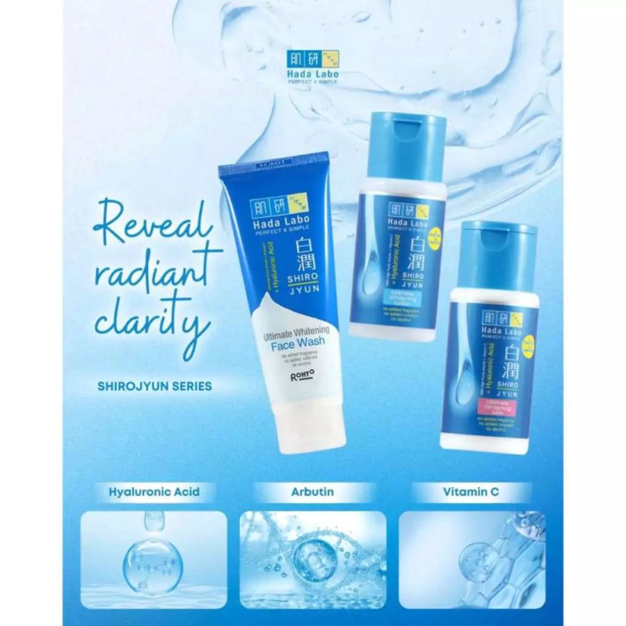 Rohto Hada Labo Ultimate Whitening Face Wash 50gram