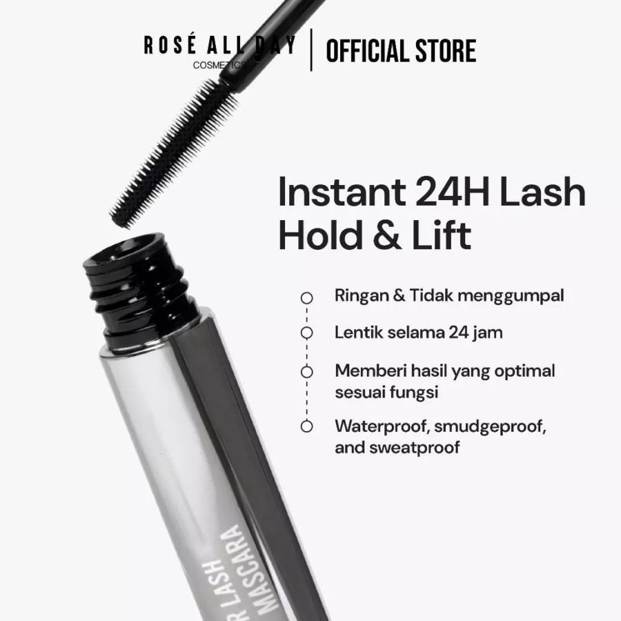 Rose All Day Thunder Lash Lengthening Mascara 8gram