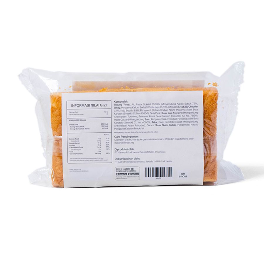 Roti Sobek Coklat Keju A Basics 225gram
