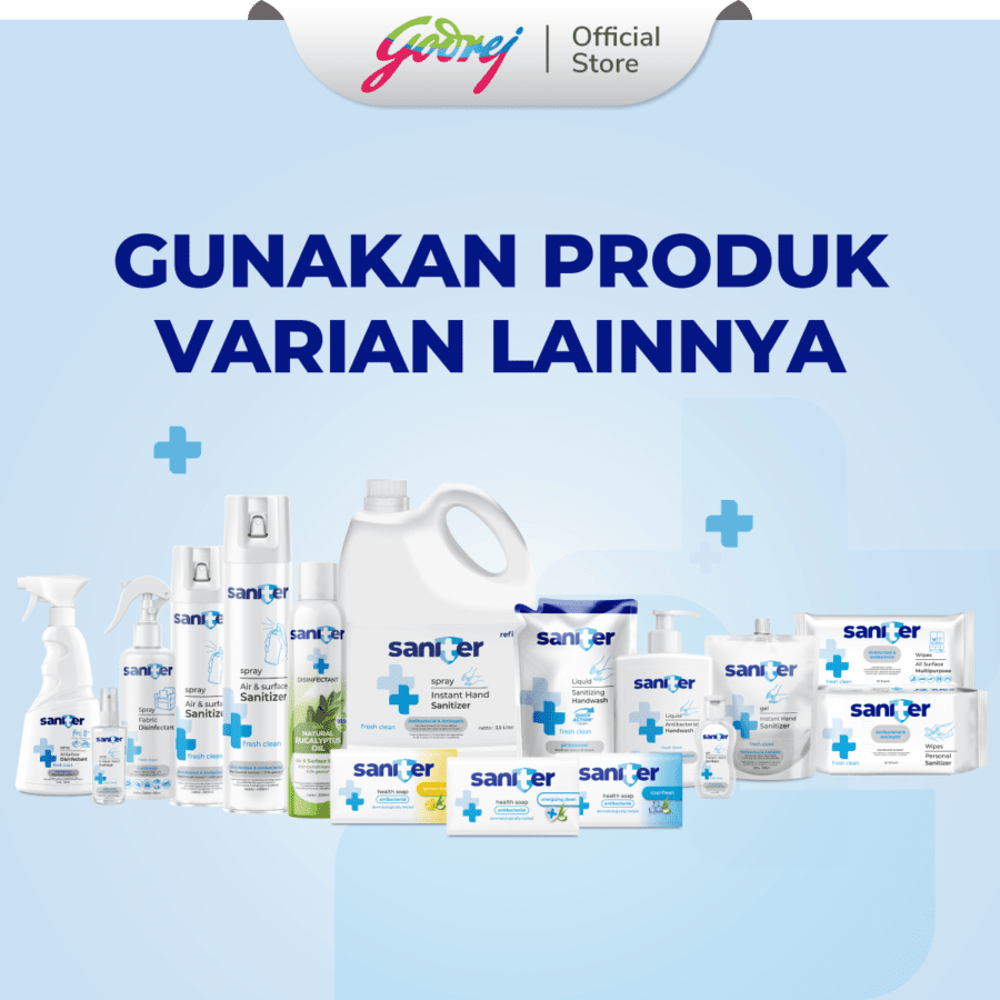Saniter Personal Sanitizer Antiseptik Wet Wipes 50sheets