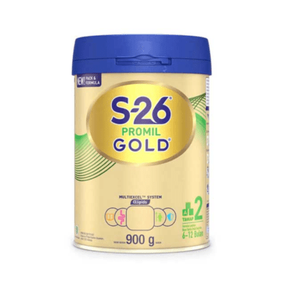 S-26 Promil Gold 2 Formula Lanjutan Vanila 6-12 Bulan Can