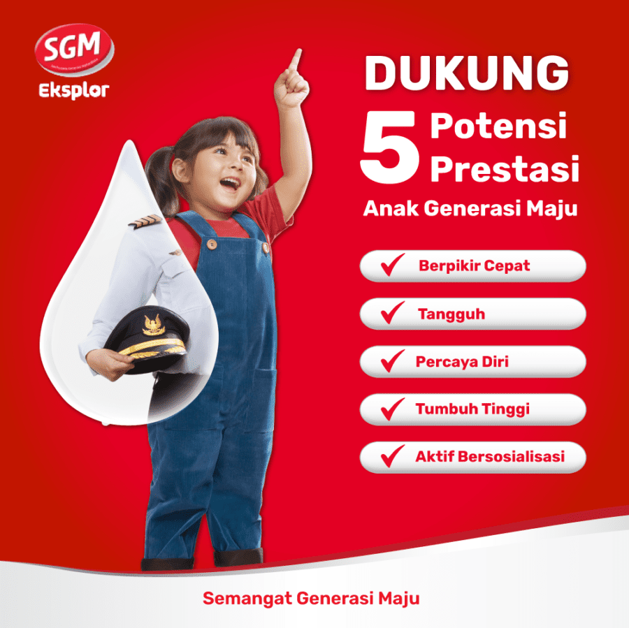 SGM Eksplor Aktif 1+ Madu Susu Formula 1-3 Tahun