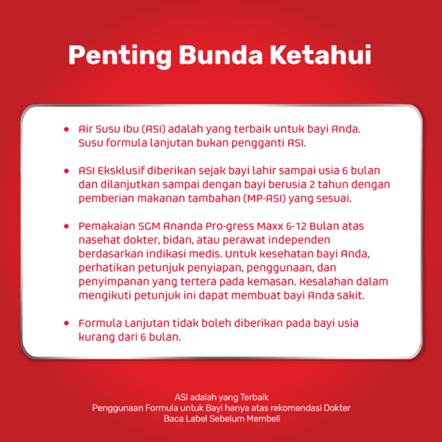 SGM Ananda 6-12 Bulan Susu Formula Bayi 1000gram