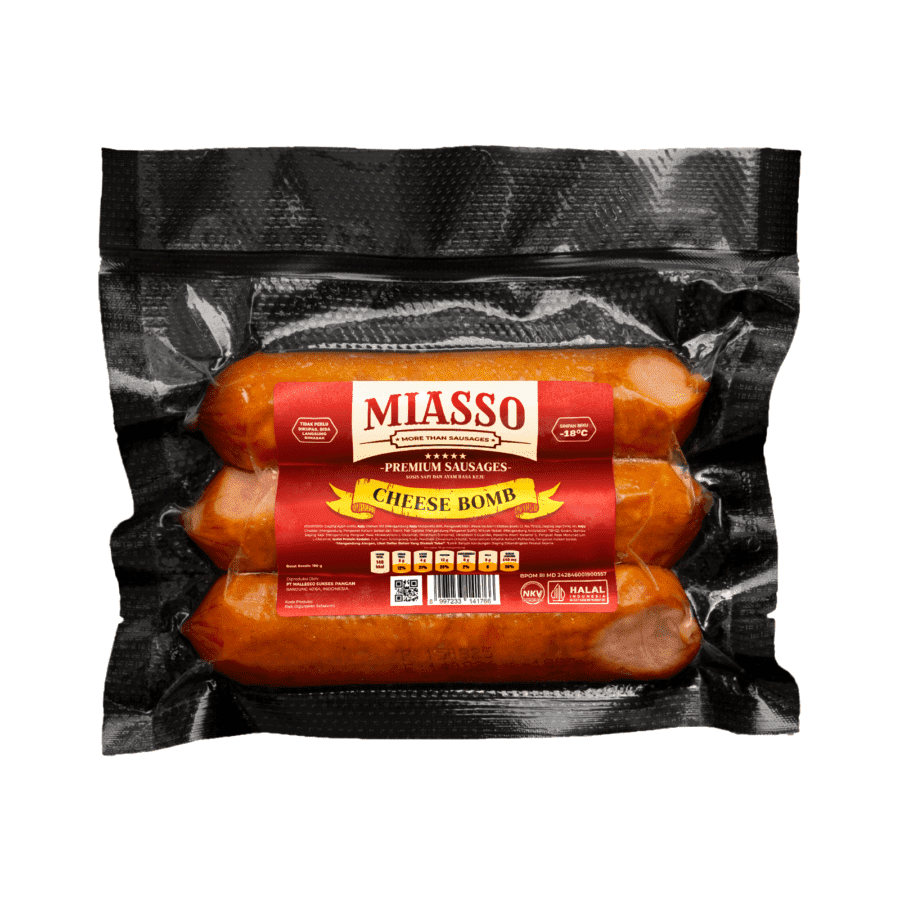 Miasso Sosis Cheese Bomb 190gr 1pcs
