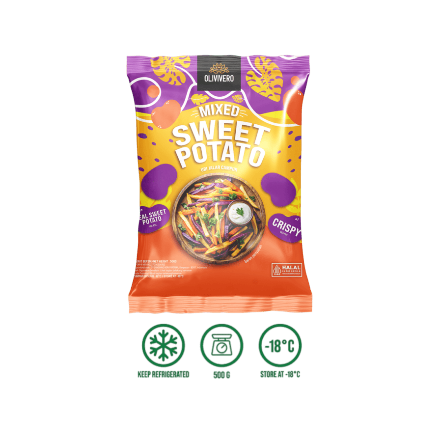 Olivivero IQF Mix Sweet Potato 500gram 1pcs