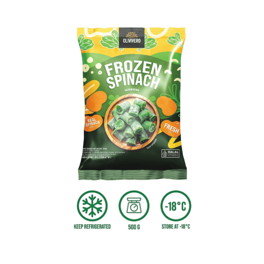 Olivivero IQF Mixed Spinach 500gram 1pcs