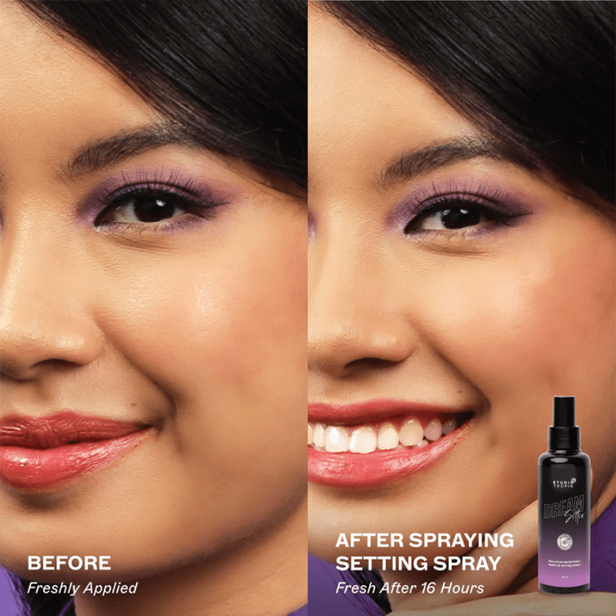 Studio Tropik Dreamsetter Soft-matte Pollution Protection Make-up Setting Spray Mini 30ml