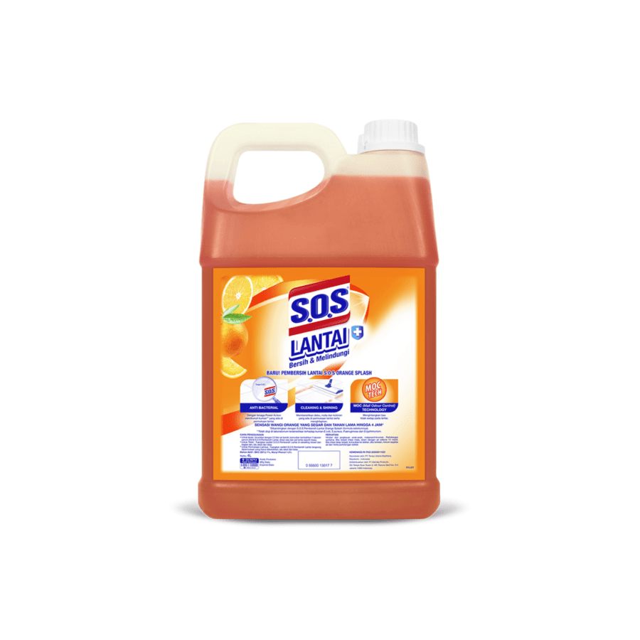 SOS Lantai Orange Splash Pembersih Lantai Jerigen 1pcs