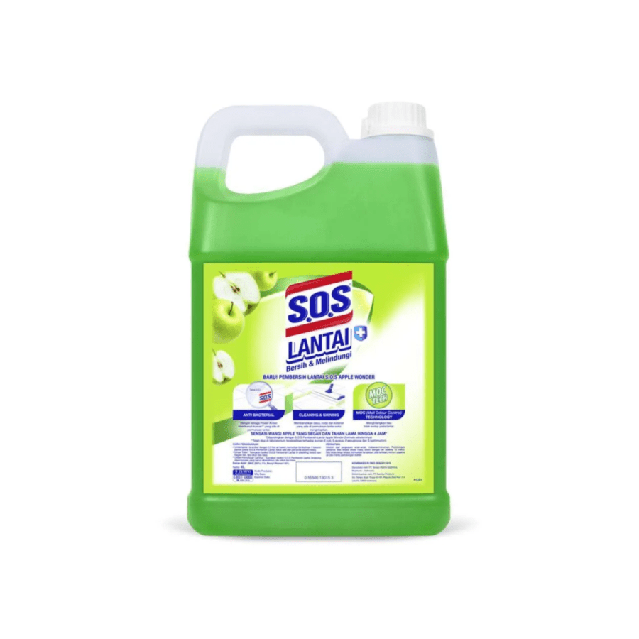 SOS Lantai Apple Wonder Pembersih Lantai Jerigen 3600ml