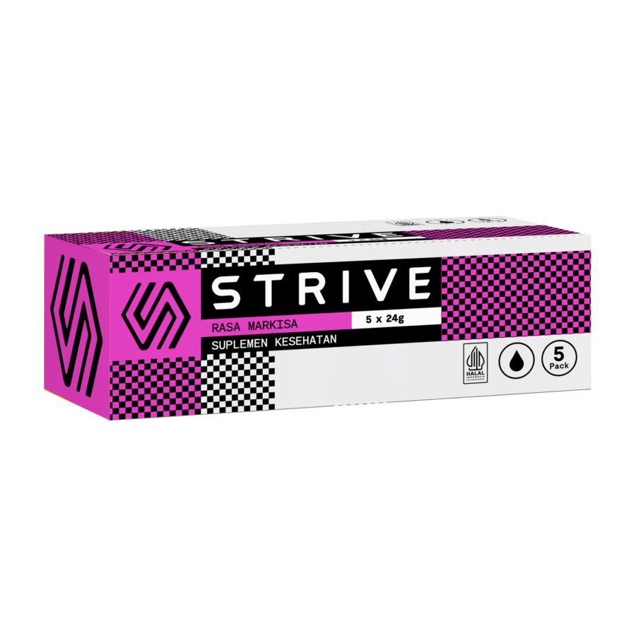 STRIVE Markisa Energy Gel 24 gram x 5 sachet 1 pcs 1box