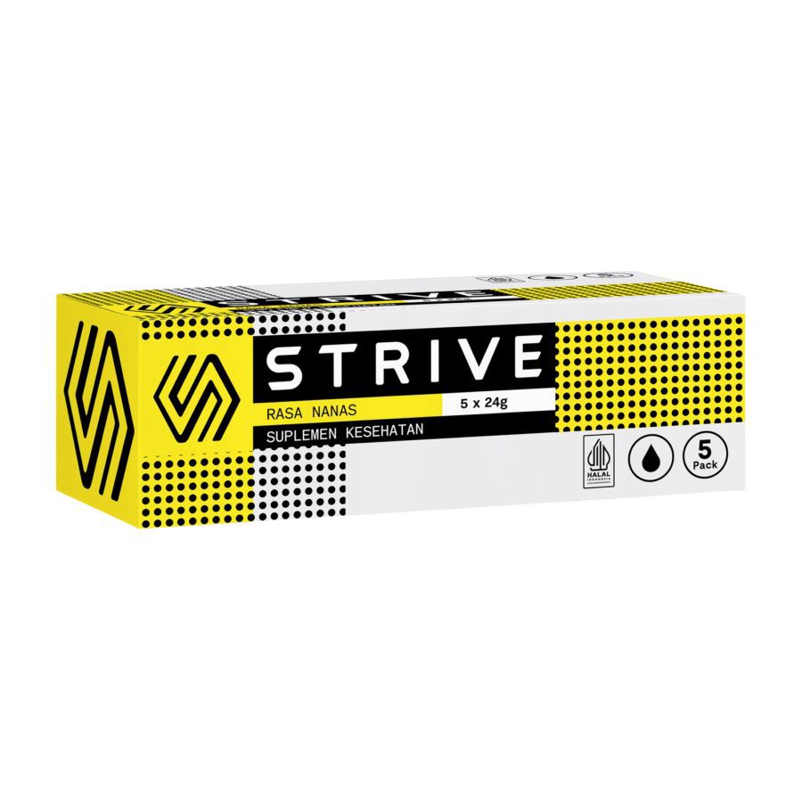 STRIVE Nanas Energy Gel 24 gram x 5 sachet 1 pcs 1box