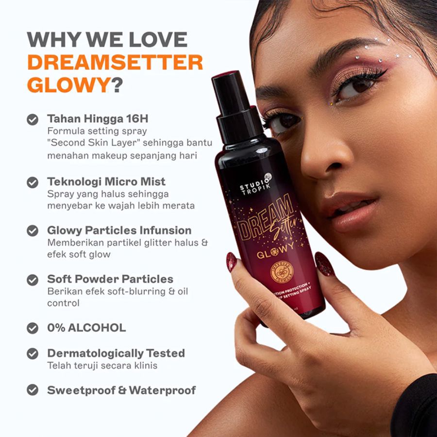 Studio Tropik Dreamsetter Glowy Make Up Setting Spray 30ml