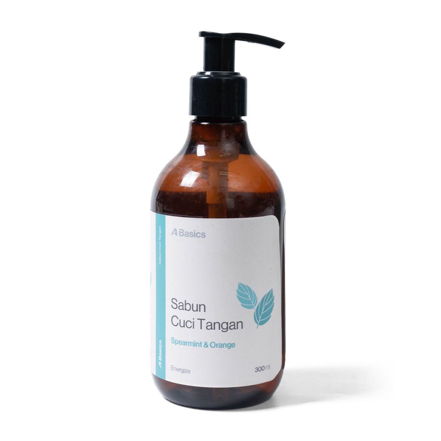 Sabun Cuci Tangan Energize Spearmint Orange A Basics 300ml